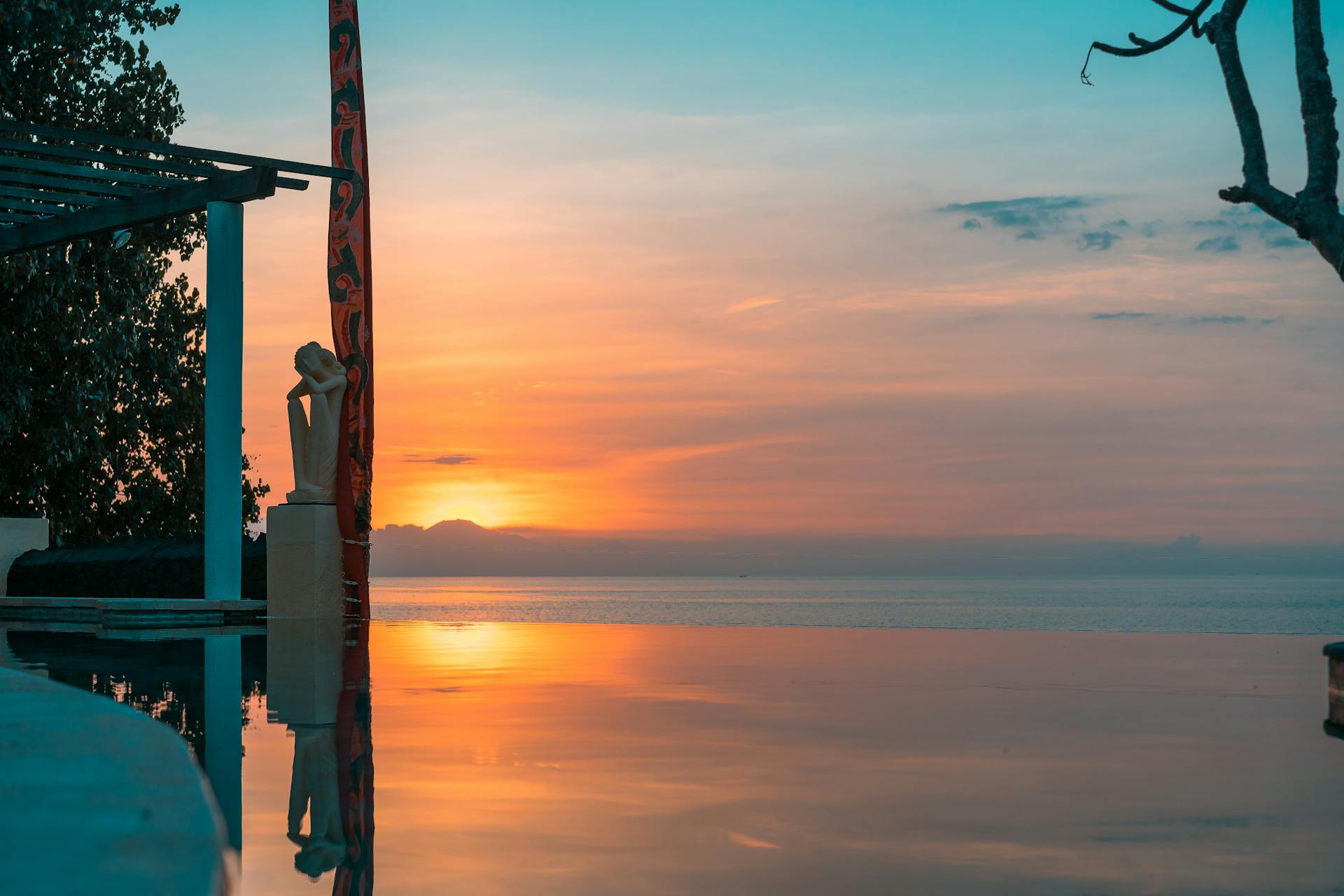 Sunset in Bali.